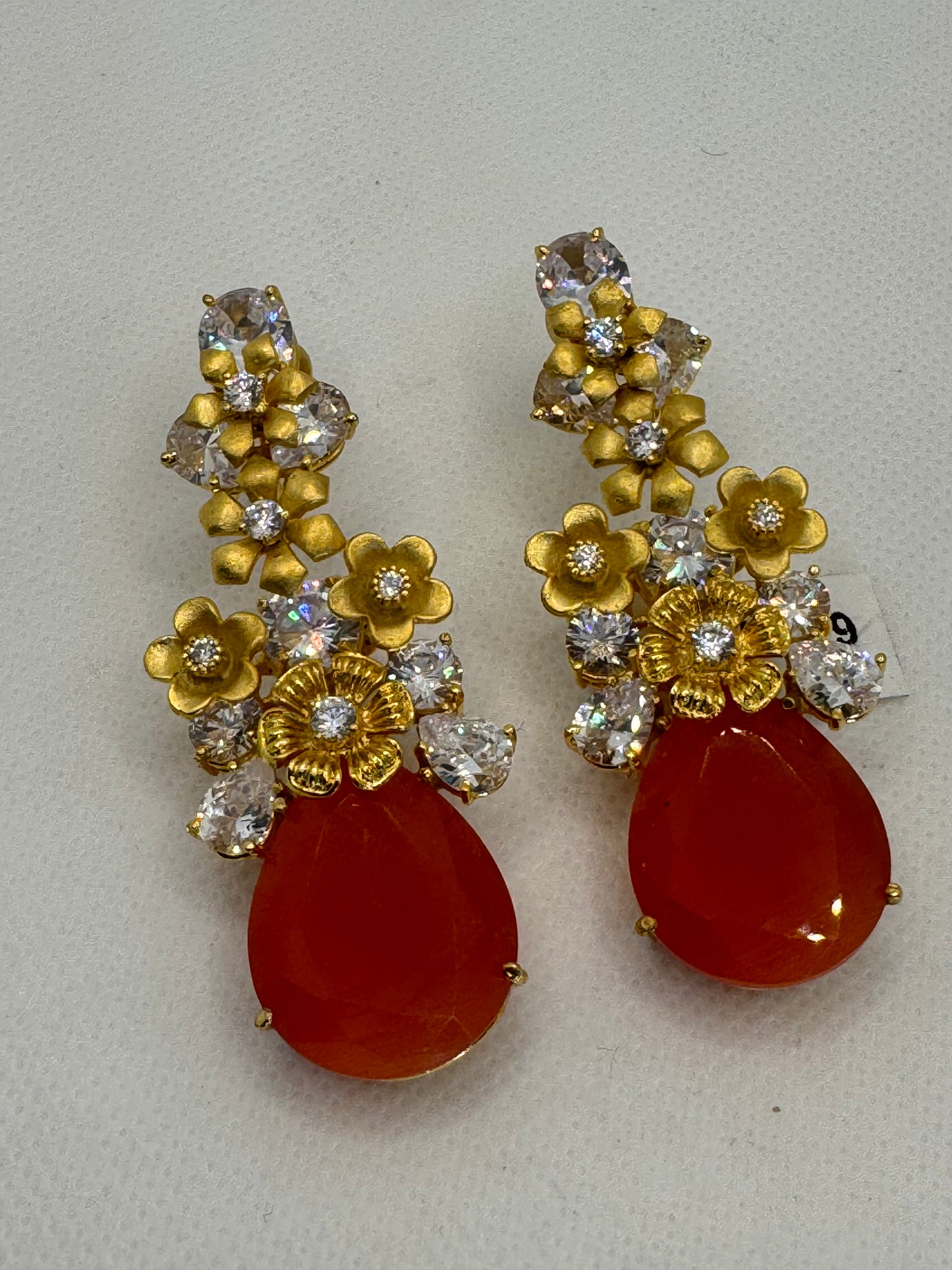 Alisha cubic zirconia diamond earrings