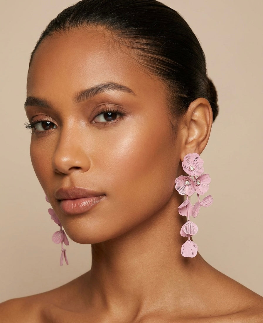 Floral Drop Earrings