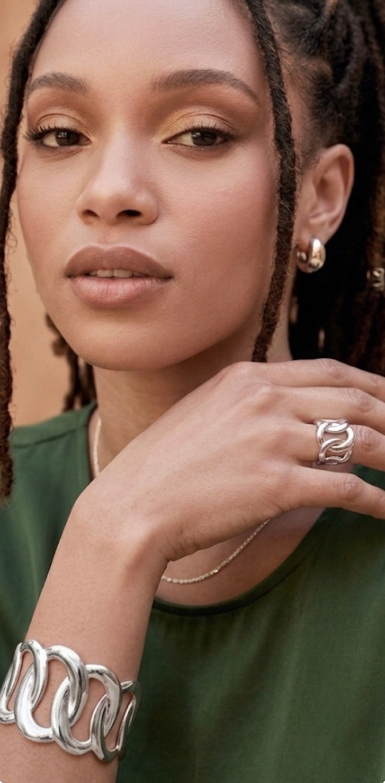 Modern Interlock Bracelet & Ring