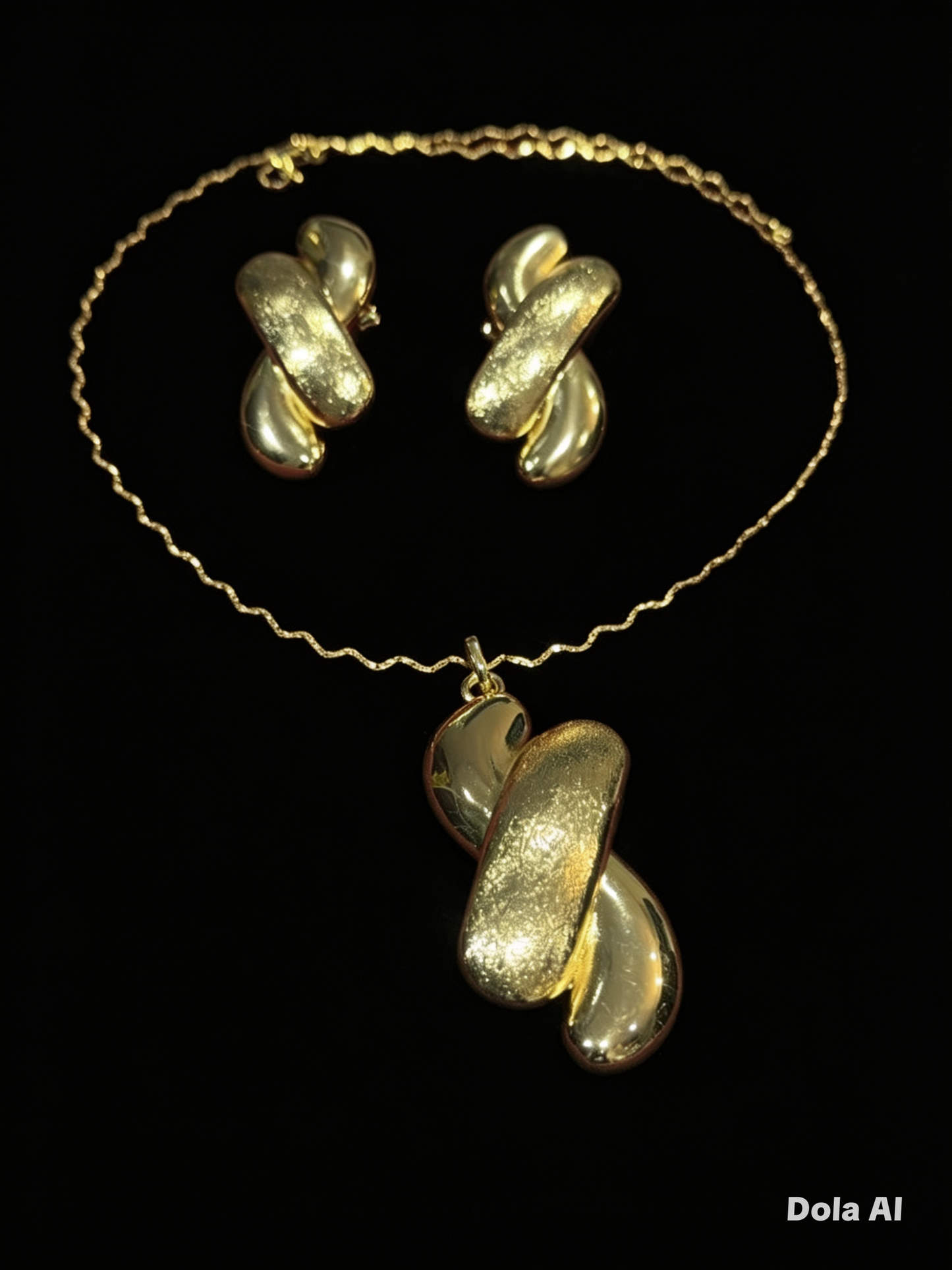 Exquisite Gold Plated Jewelry Set