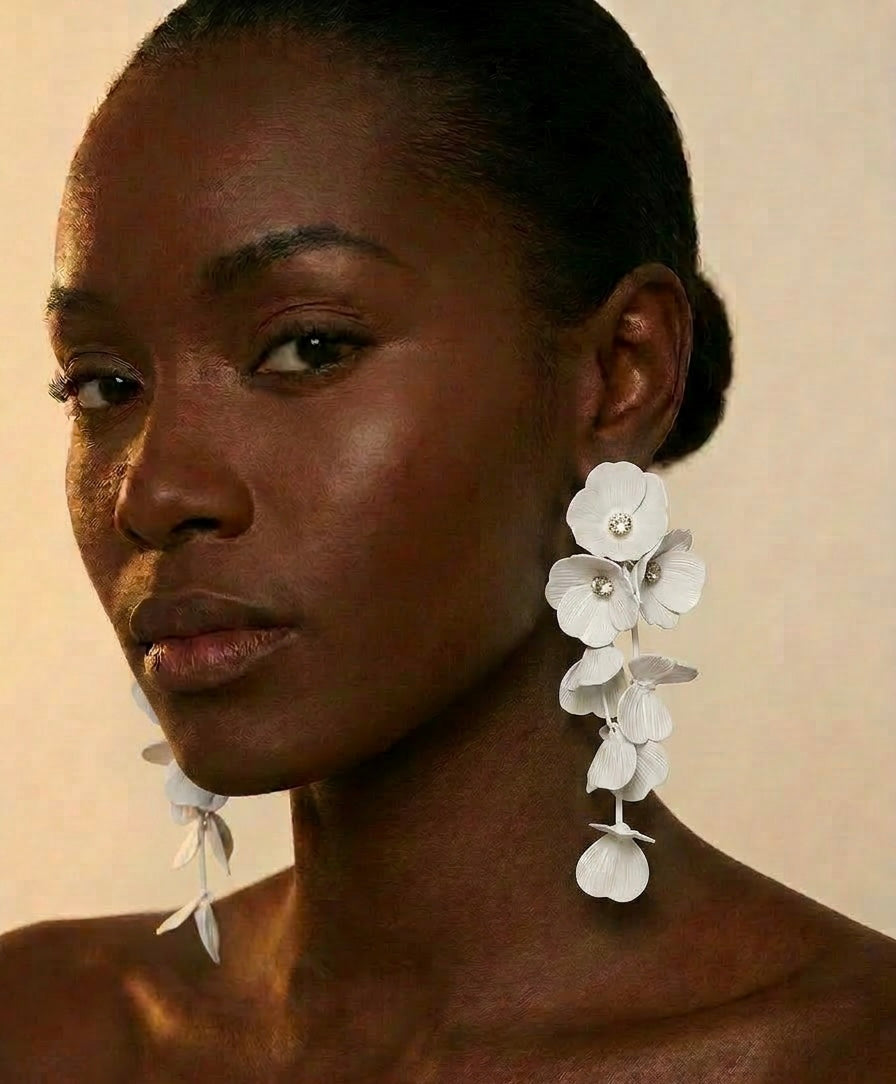 Floral Drop Earrings