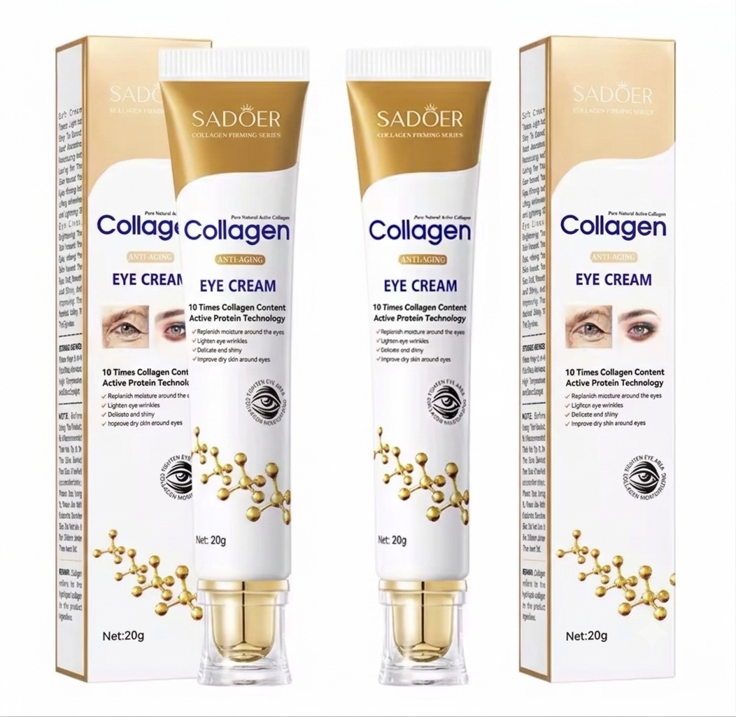 Sadoer Collagen Firming Eye Cream – Anti-Wrinkle & Rejuvenating Treatment.