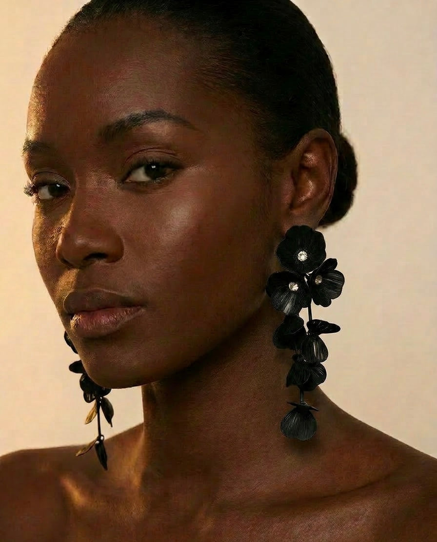 Floral Drop Earrings
