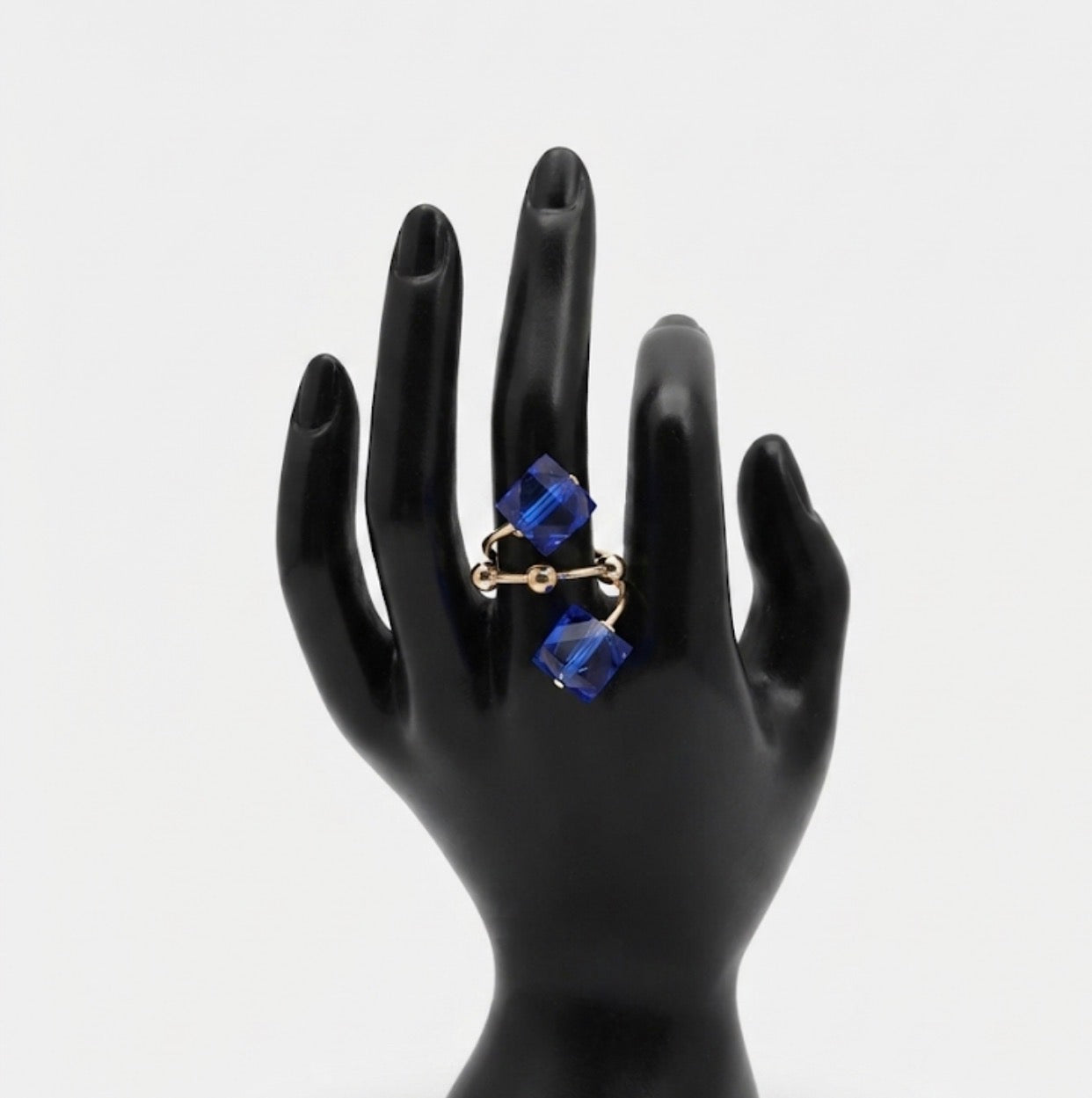 Dual Crystal Geometric Wrap Ring