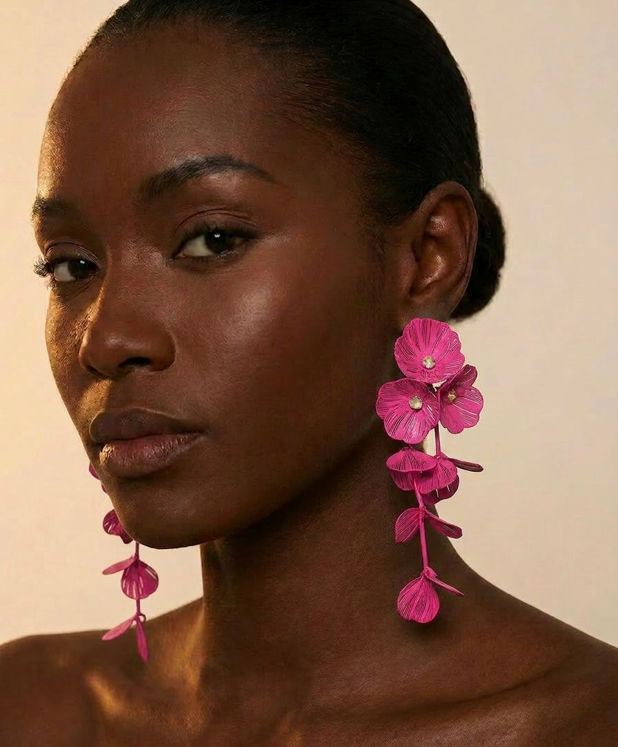 Floral Drop Earrings