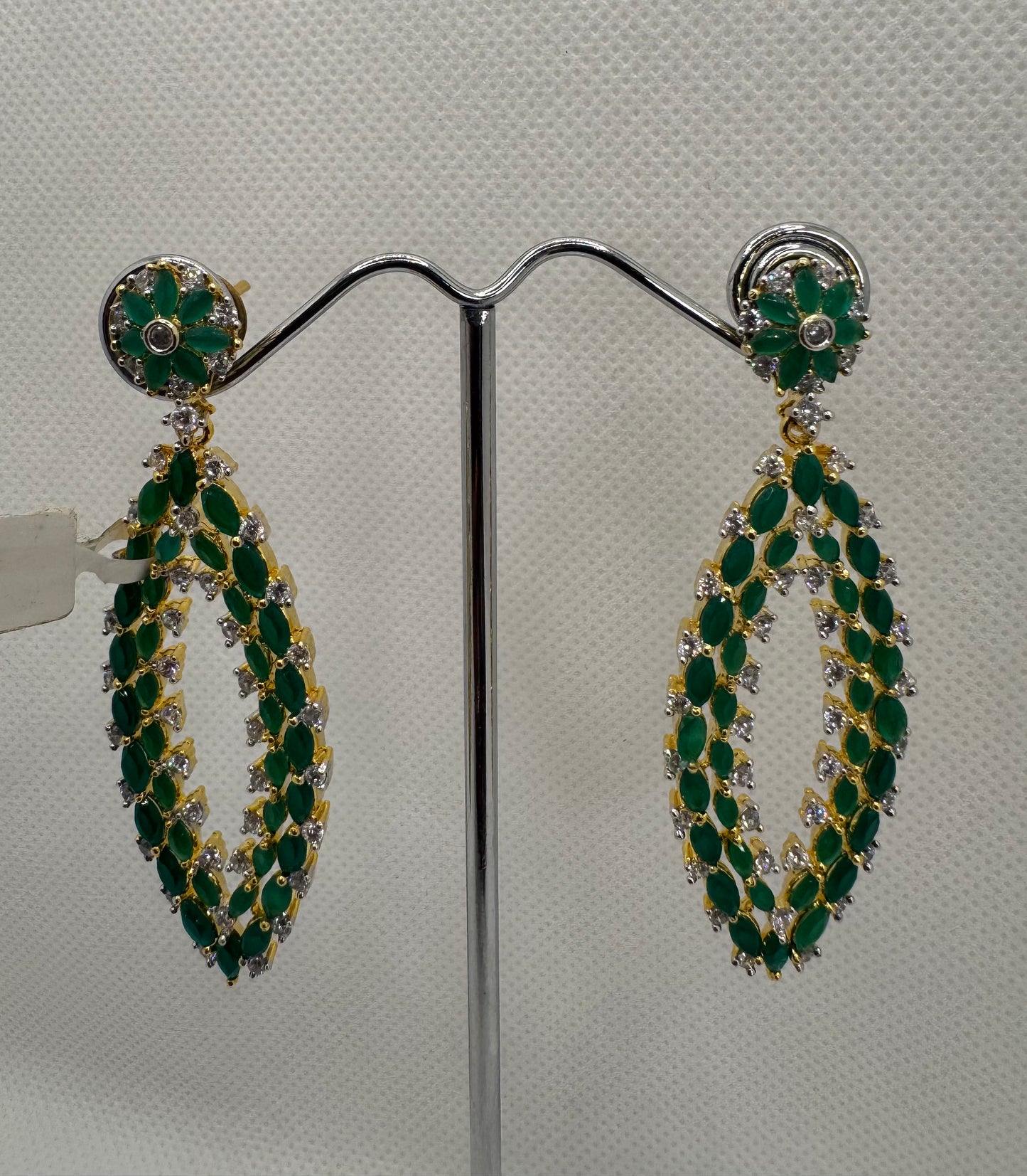 Alexa cubic diamond earrings
