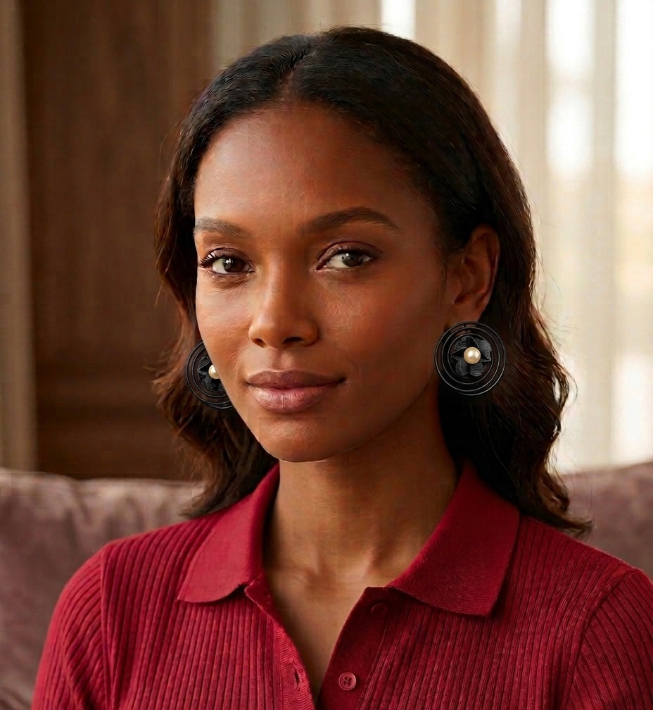 Decent Circular Statement Earrings