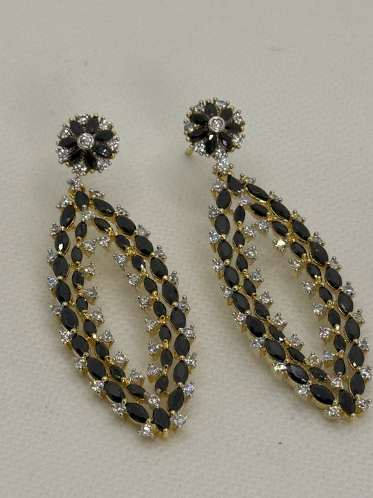 Alexa cubic diamond earrings