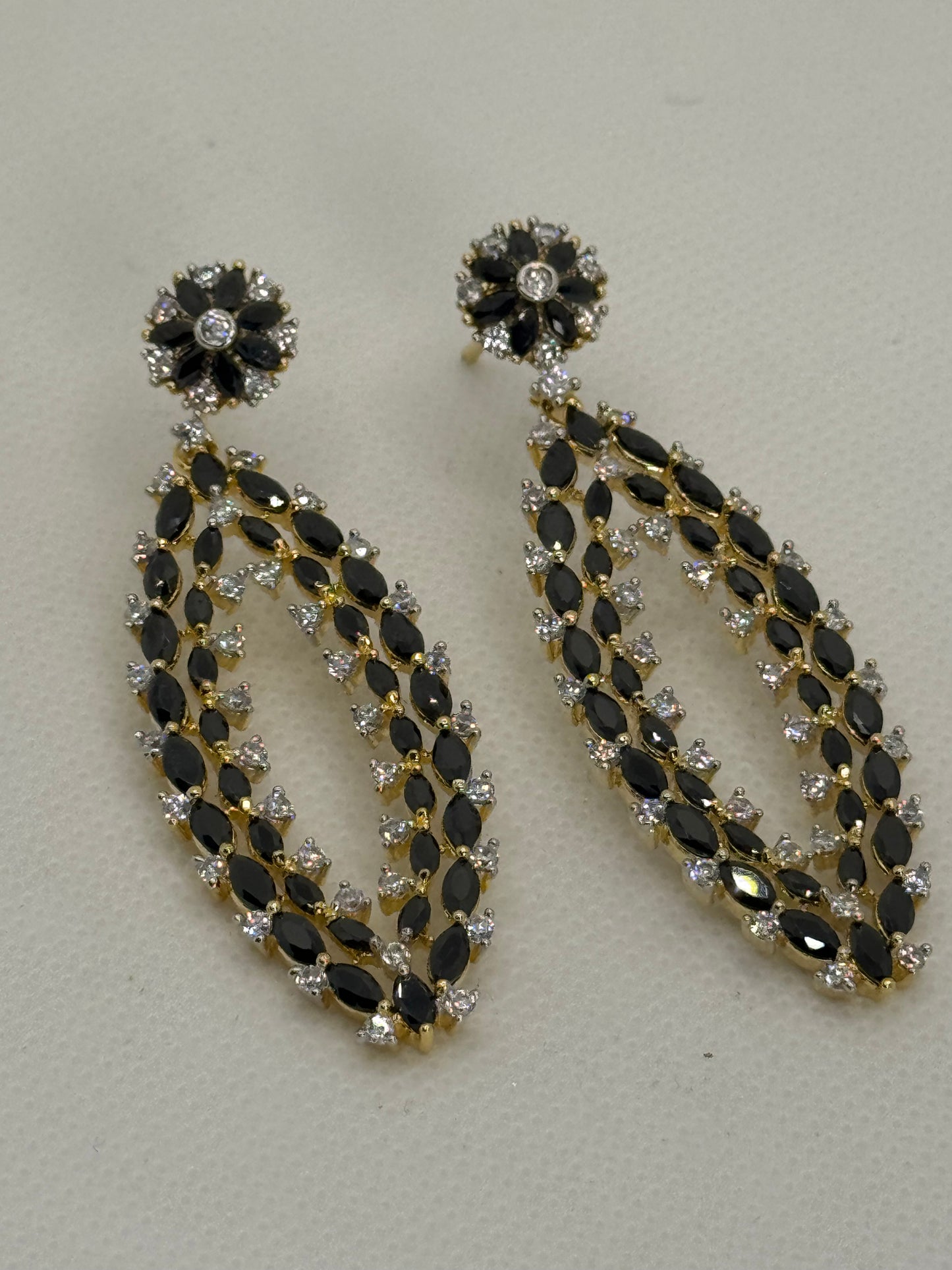 Alexa cubic diamond earrings