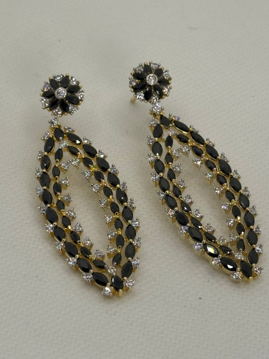 Alexa cubic diamond earrings