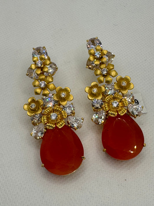 Alisha cubic zirconia diamond earrings