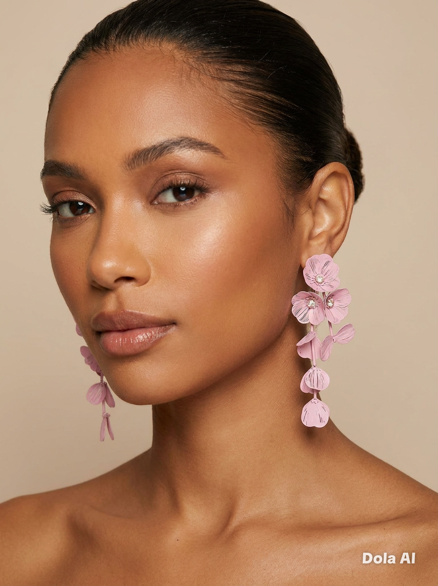 Floral Drop Earrings
