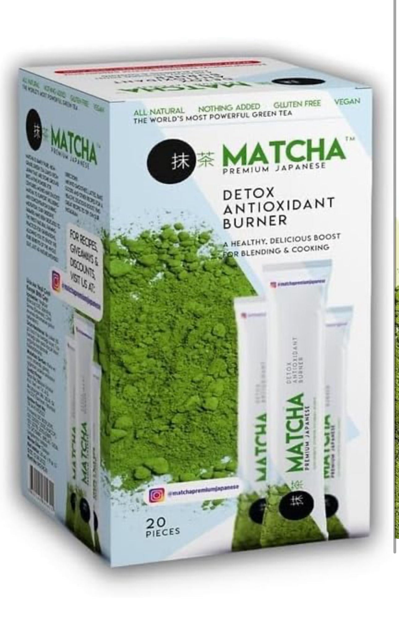 Japanese premium matcha green tea 40 x 8g