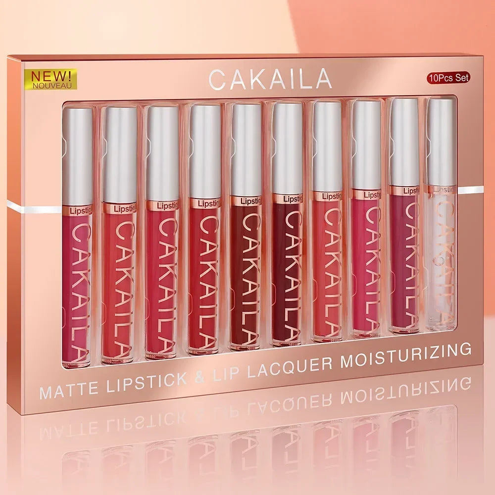 KACAILA 6/10 Colors Lipstick Set Velvet Matte Gift Set-1