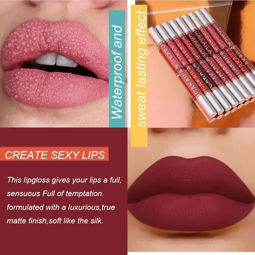 KACAILA 6/10 Colors Lipstick Set Velvet Matte Gift Set-4