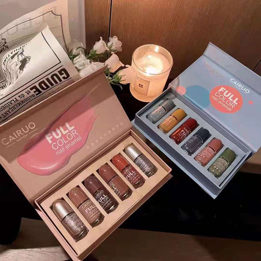 Macaron Color Set Water-based Nail Polish Set-0