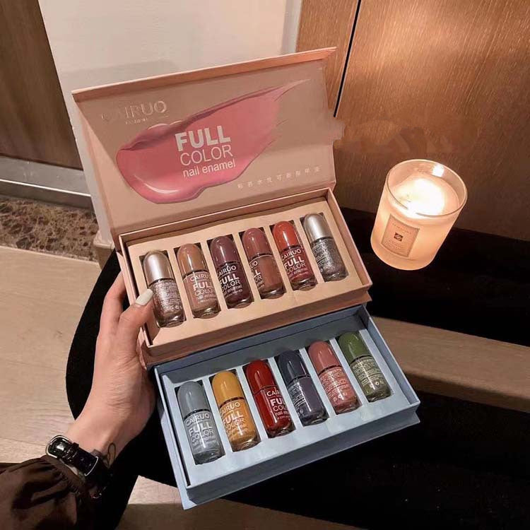 Macaron Color Set Water-based Nail Polish Set-1