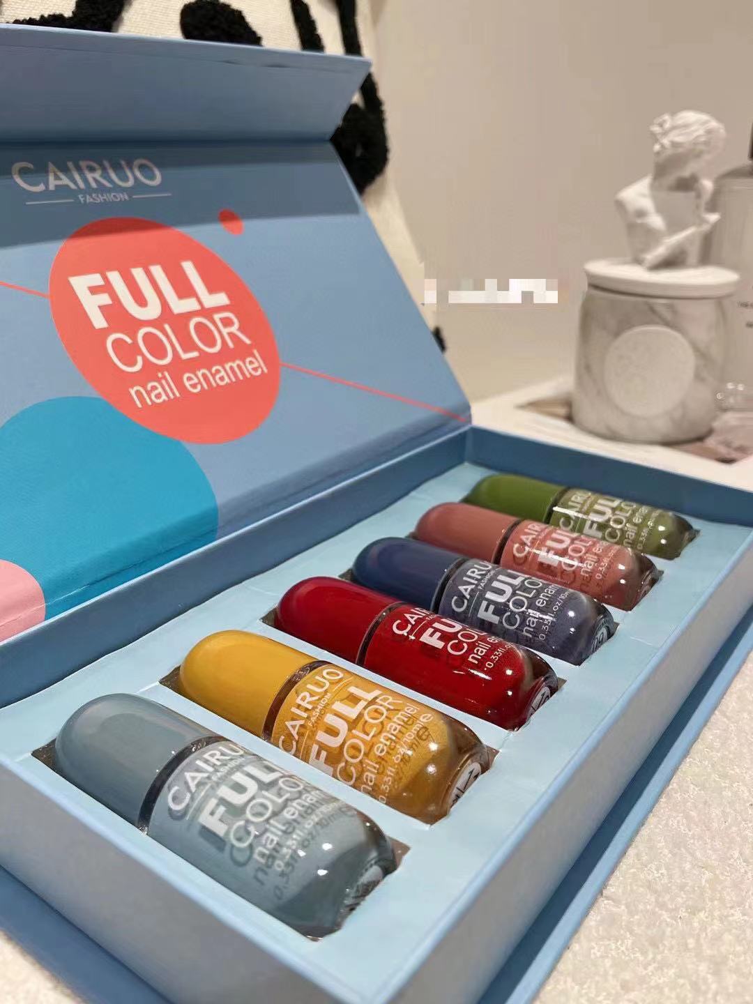 Macaron Color Set Water-based Nail Polish Set-4