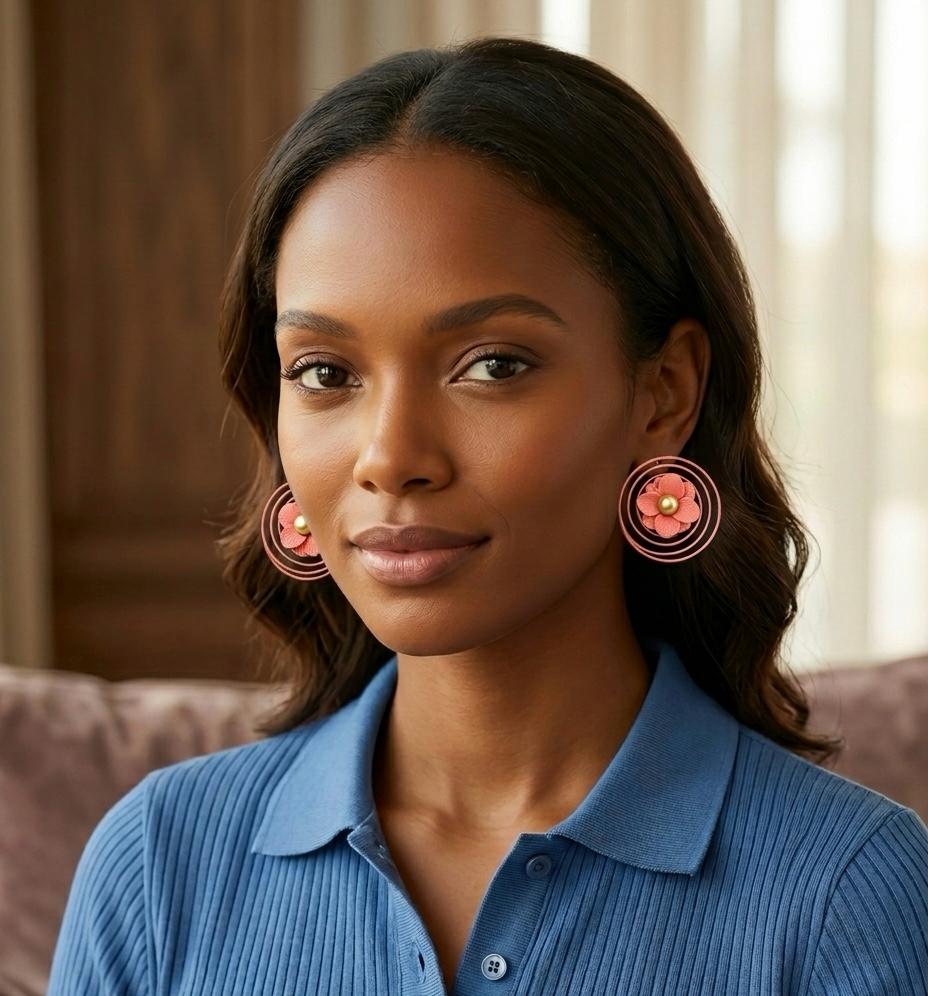 Decent Circular Statement Earrings