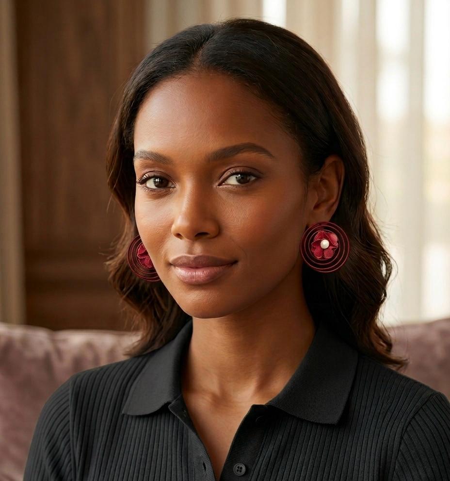 Decent Circular Statement Earrings